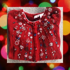 Ugly Christmas Cardigan // Small